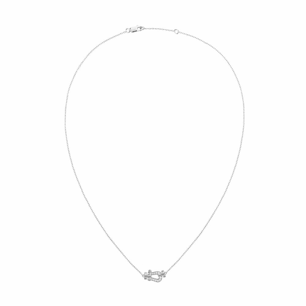 Fred Force 10 collier witgoud met diamant - 7B0281-000 - #2