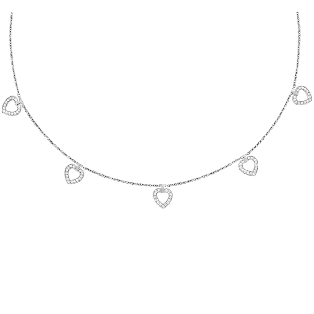 Fred Pretty Woman collier witgoud met diamant - 7B0298-000 - #1