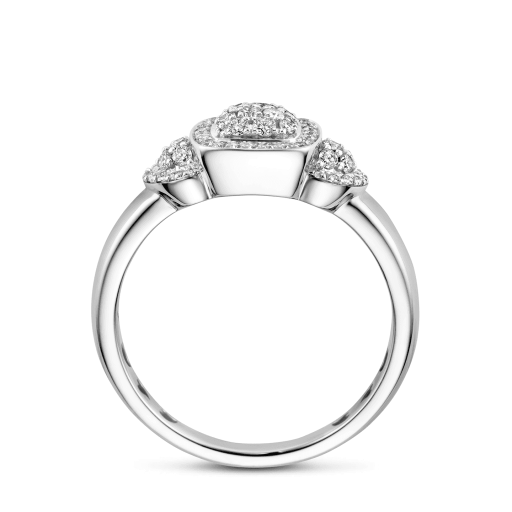 Tirisi Jewelry Milano Tre ring witgoud - TR9820DW - #3