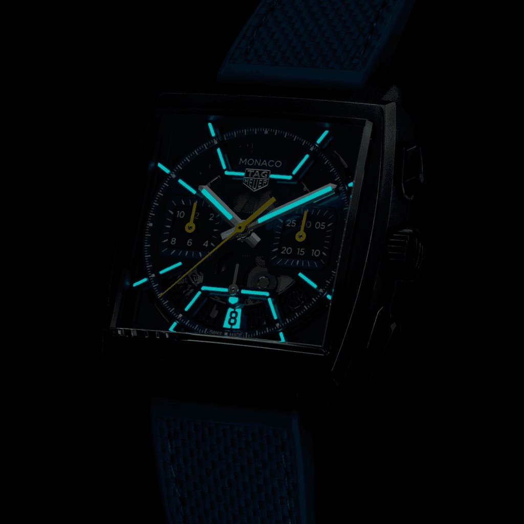 TAG Heuer Monaco Chronograph Skeleton Dark Blue 39mm - CBL2188.FT6261 - #6