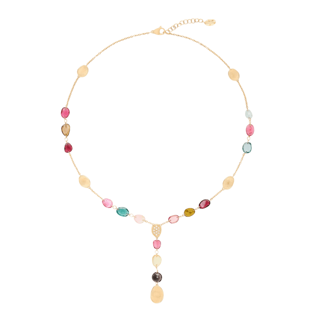Marco Bicego Lunaria collier geelgoud met diamant - CB2870-B-TM01 - #1