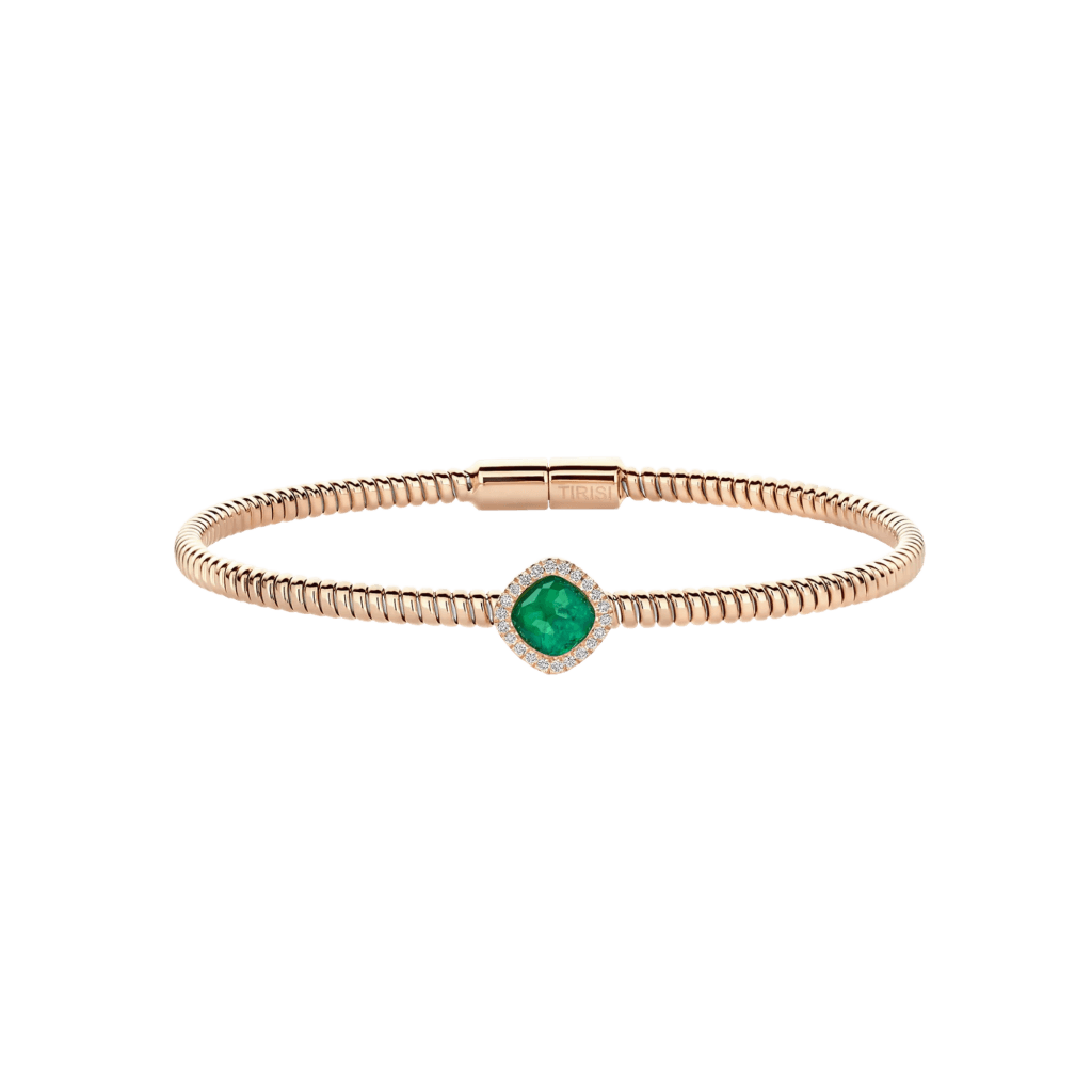 Tirisi Jewelry Milano Sweeties armband roodgoud met diamant - TB2208EMP - #1