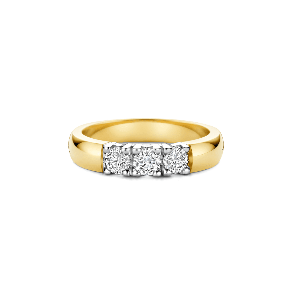 Schaap en Citroen Diamonds ring geelgoud met diamant - #3