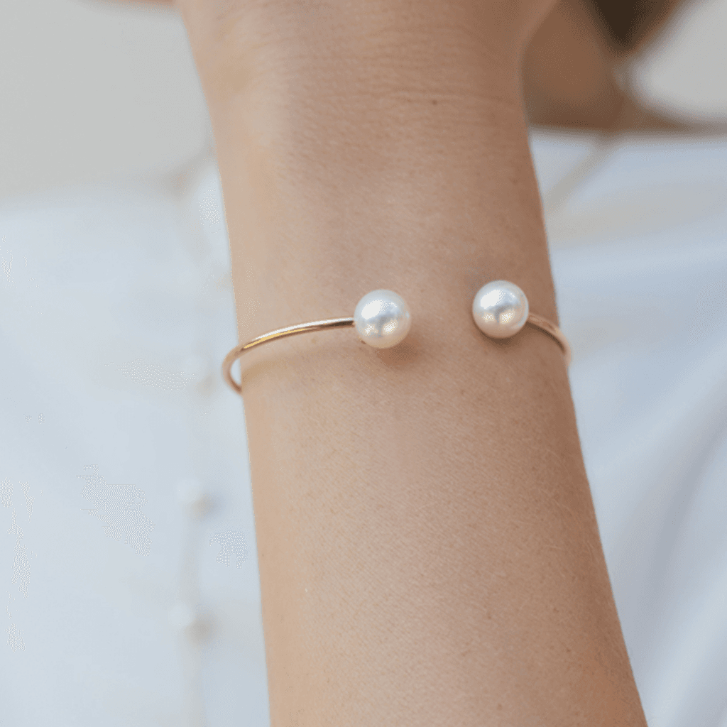 Yana Nesper Open Mind armband geelgoud met parel - OM10 - #2