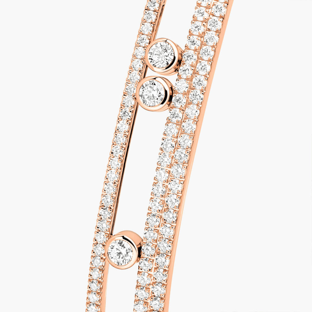 Messika Move Romane armband roodgoud met diamant - 13914-PG - #5