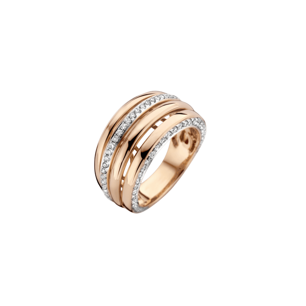 Schaap en Citroen Diamonds ring roodgoud - #1