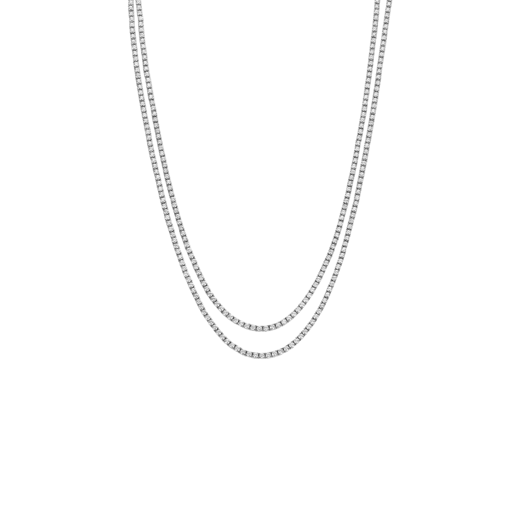 Schaap en Citroen Diamonds collier witgoud met diamant - #1