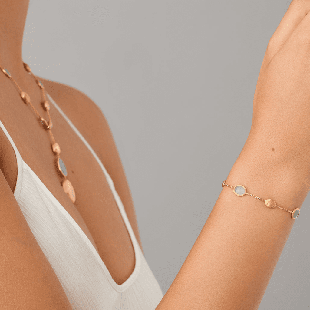 Marco Bicego Siviglia armband geelgoud met aquamarijn - BB1874-AQ01 - #2