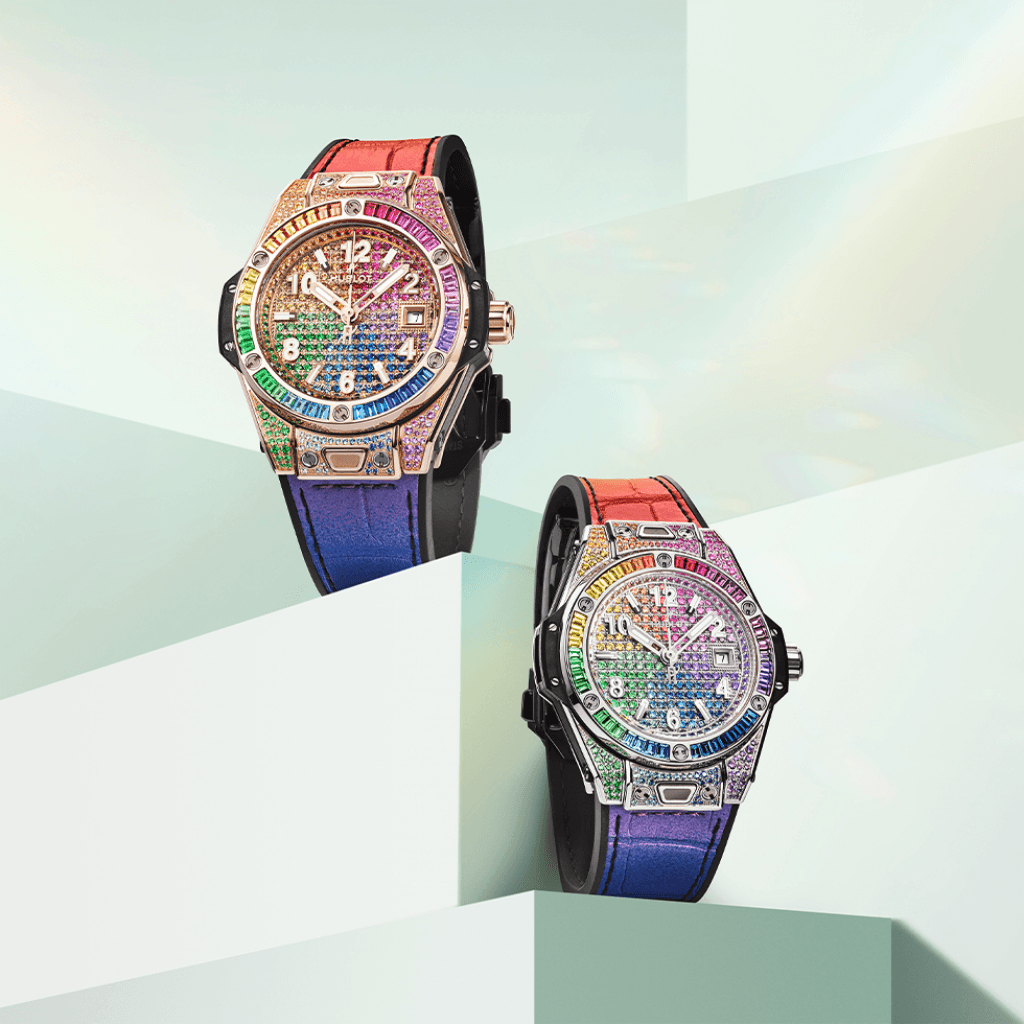 Hublot Big Bang One Click King Gold Rainbow 33mm - 485.OX.9900.LR.0999 - #5