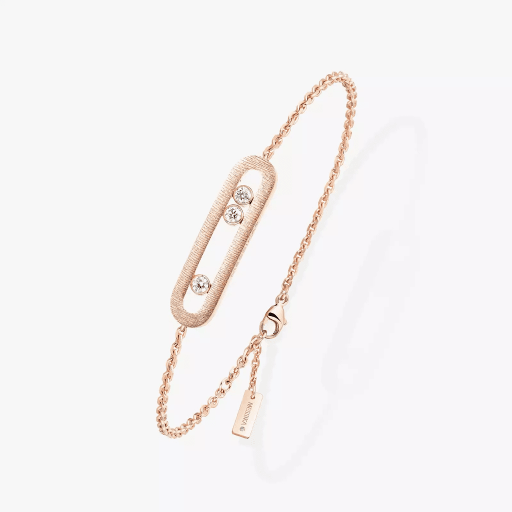 Messika Move Classic Ciselé armband roodgoud met diamant - 14586-PG - #2