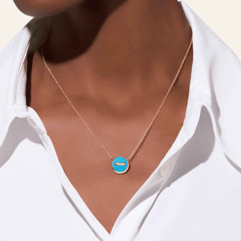 Pomellato Pom Pom Dot collier roodgoud met diamant - PCC5031 O7WHR DB0TU - #5