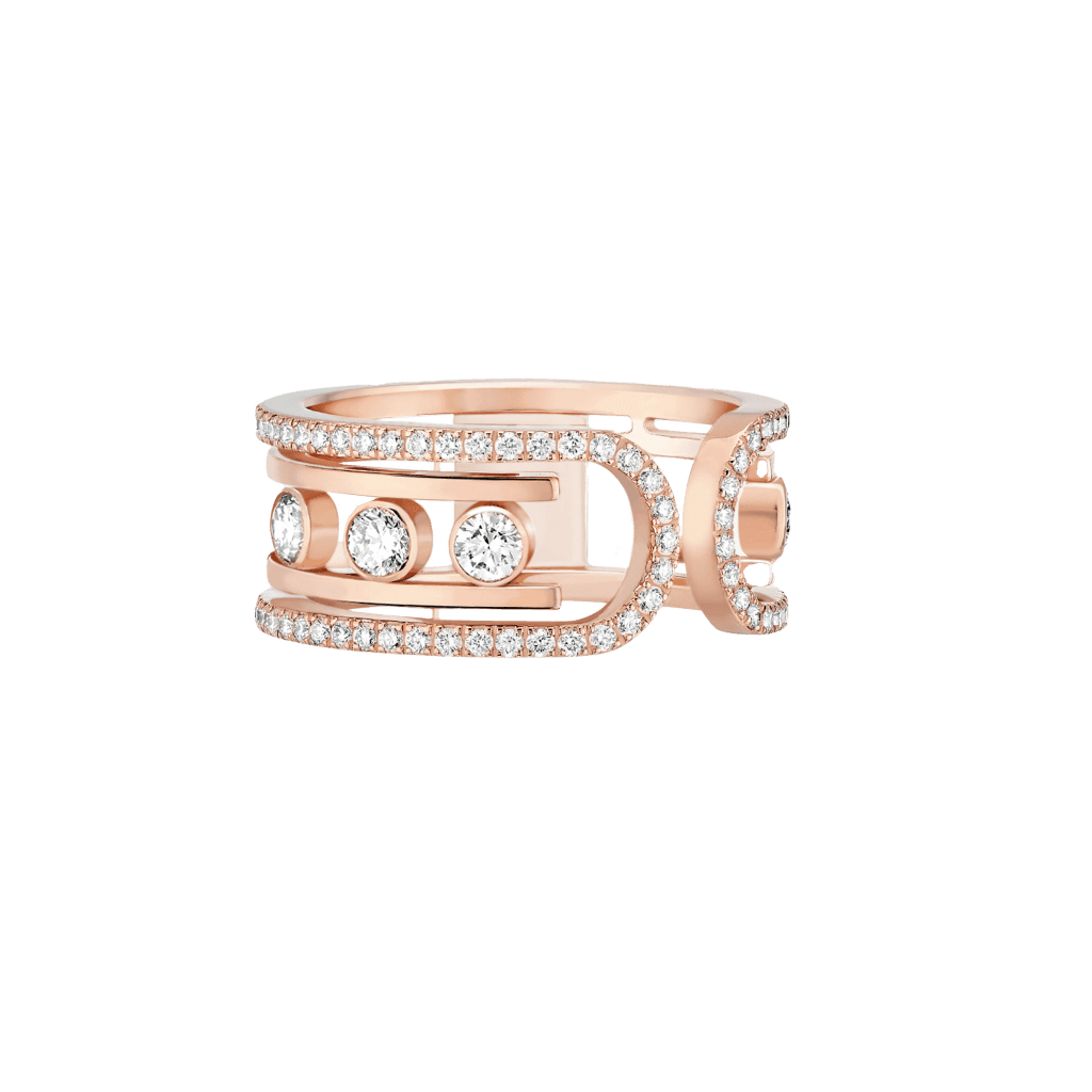 Messika Move 10th ring roodgoud met diamant - 11955-PG - #2