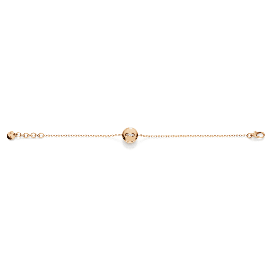 Pomellato Pom Pom Dot armband roodgoud met diamant - PBC5030 O7WHR DB0TU - #3