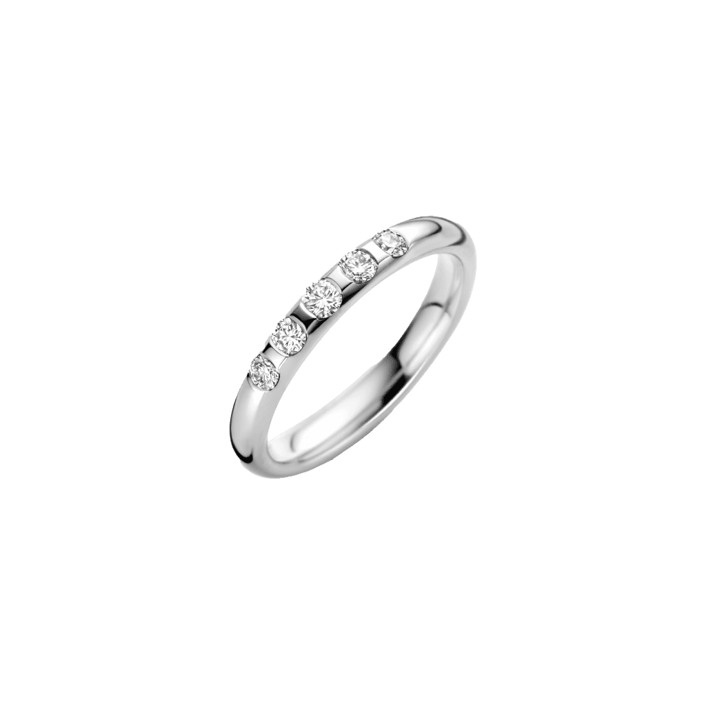 Trouwring Classic Love Collection witgoud - 244642 - #1