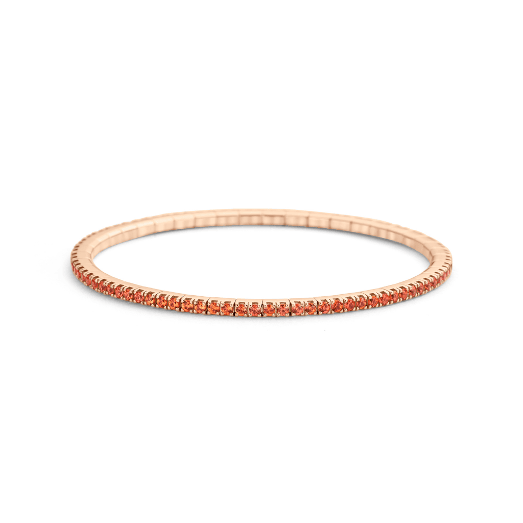 Schaap en Citroen Colours armband roodgoud met saffier - #4