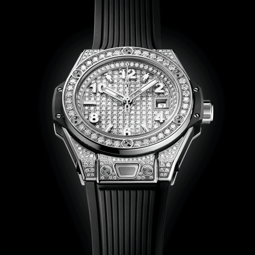 Hublot Big Bang One Click Steel Full Pavé 33mm - 485.SX.9000.RX.1604 - #4