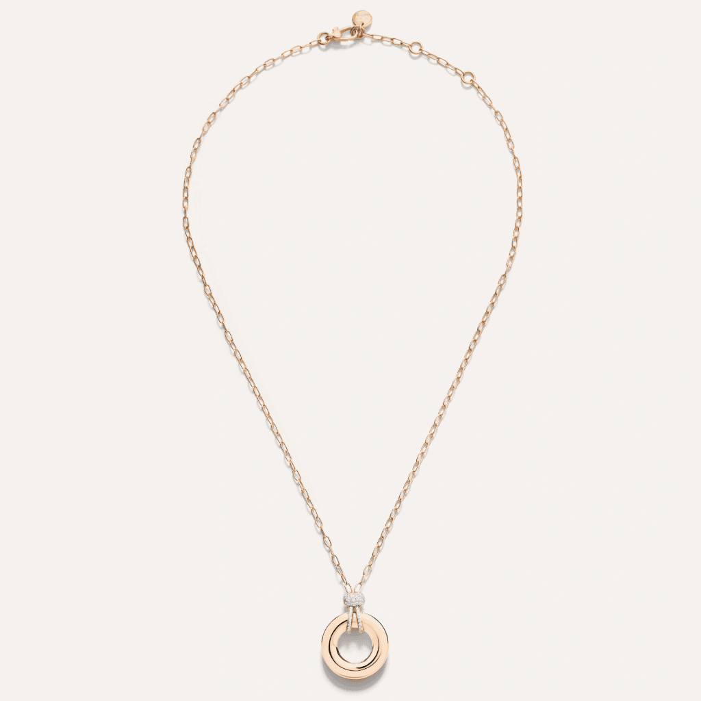 Pomellato Iconica collier roodgoud met diamant - PCC4040 O7WHR DB000 - #2