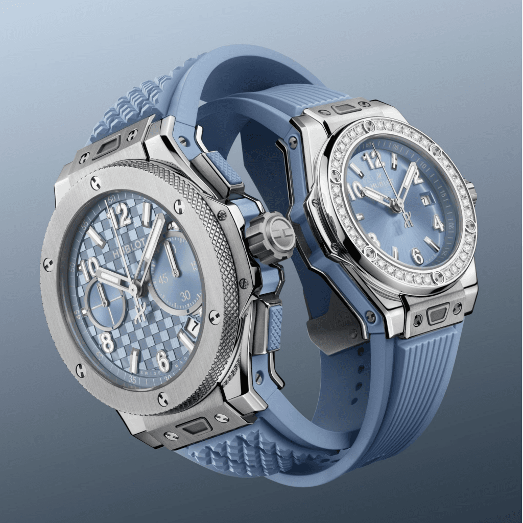 Hublot Big Bang One Click Steel Coal Blue Diamonds 33mm - 485.SX.717B.RX.1204 - #6