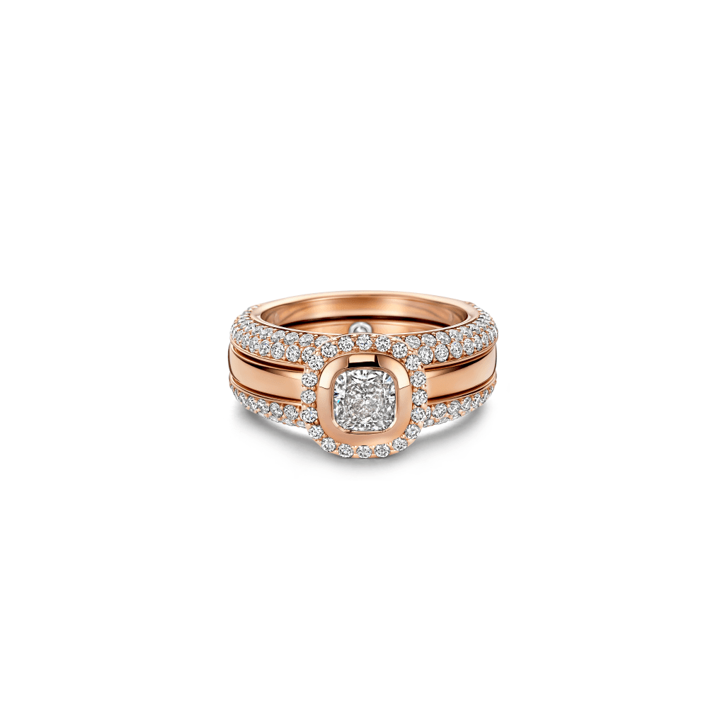 Schaap en Citroen Diamonds ring roodgoud met diamant - #9