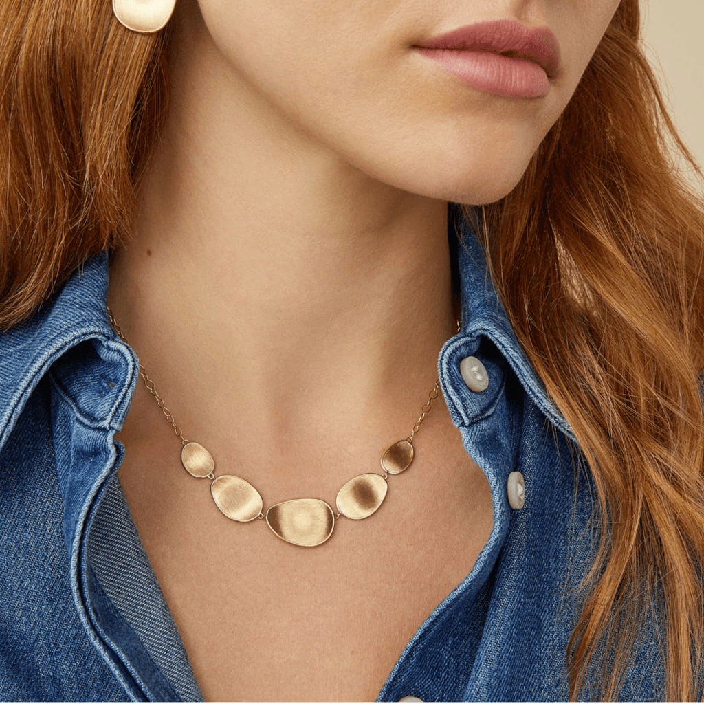 Marco Bicego Lunaria collier geelgoud - CB1779 - #3