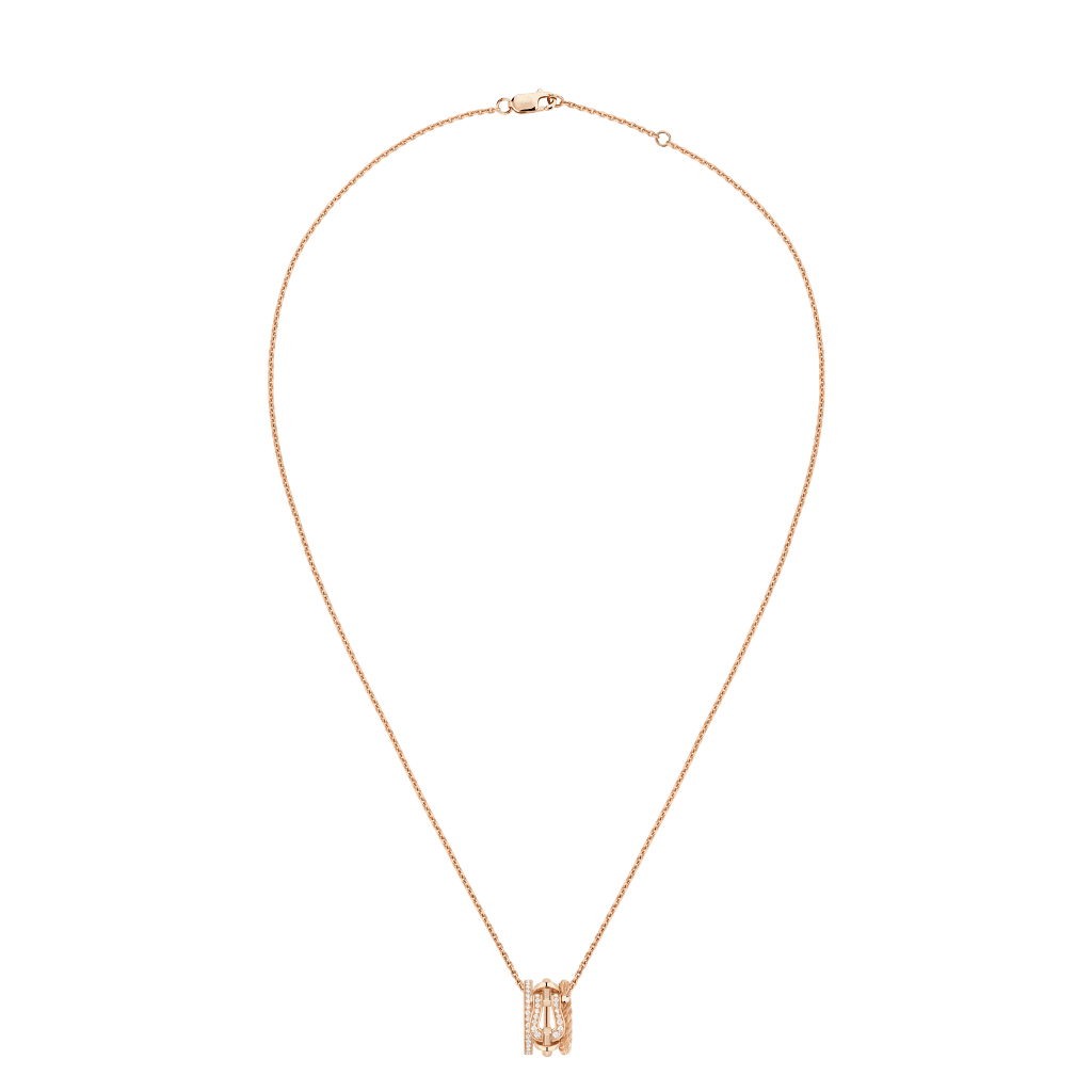 Fred Force 10 Rise collier roodgoud met diamant - 3B0312-000 - #2