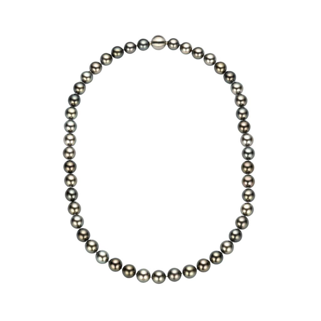 Schaap en Citroen Pearls collier staal met parel - #4