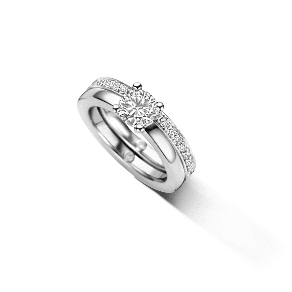 Schaap en Citroen Diamonds ring witgoud met diamant - #2