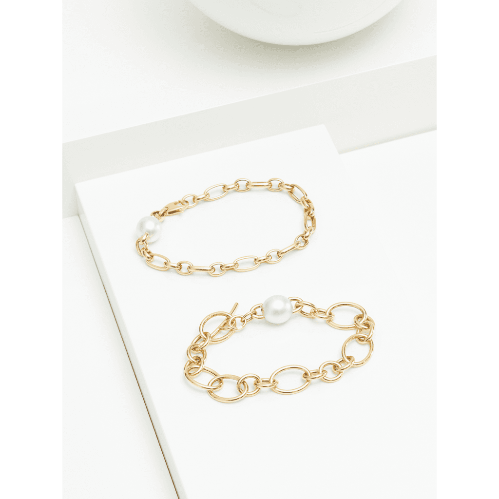 Yana Nesper Balthasar armband geelgoud met parel - BA6 - #4