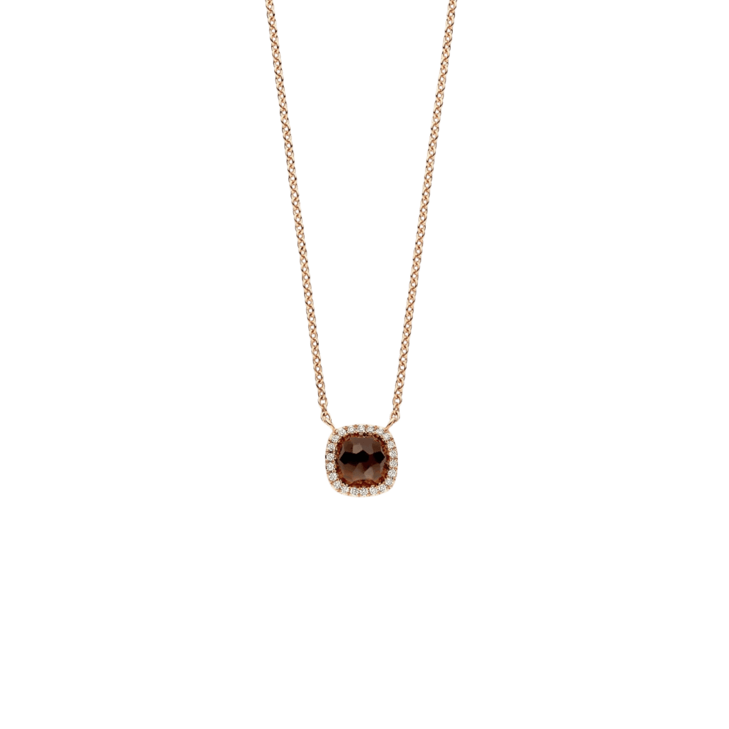 Tirisi Jewelry Milano Sweeties collier roodgoud met diamant - TP9152LSQP - #1
