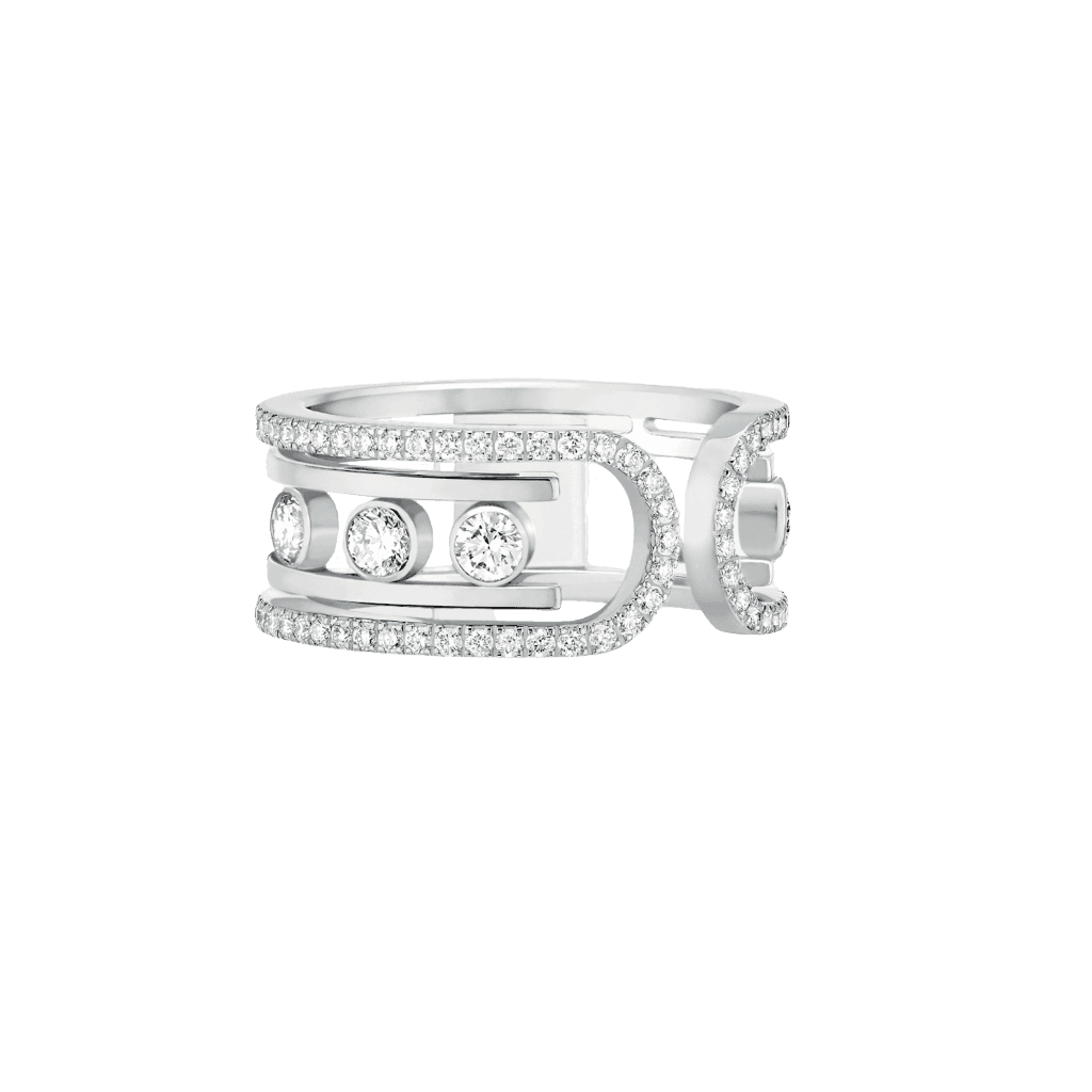 Messika Move 10th ring witgoud met diamant - 11955-WG - #2