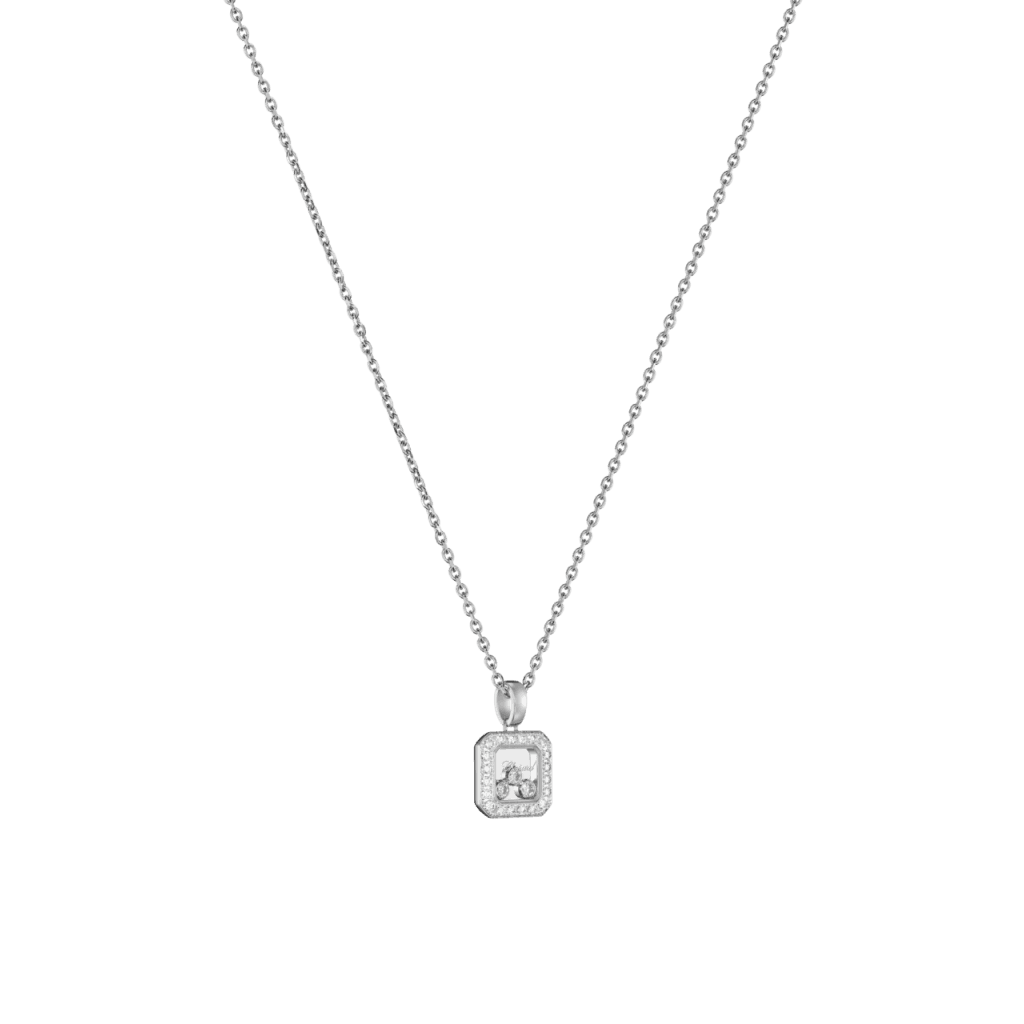 Chopard Happy Diamonds Icons Square collier witgoud met diamant - 79A115-1201 - #3