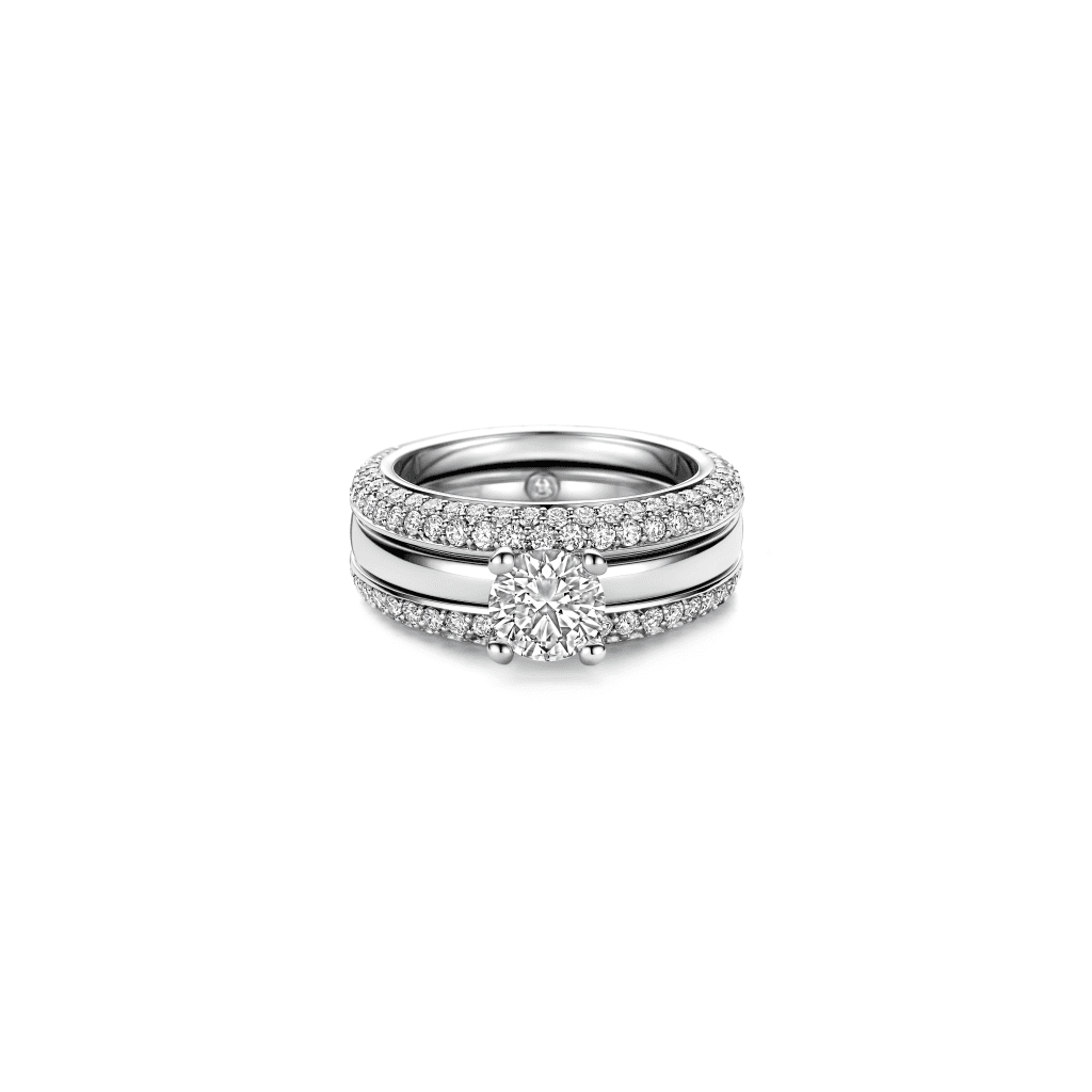 Schaap en Citroen Diamonds ring witgoud met diamant - #17