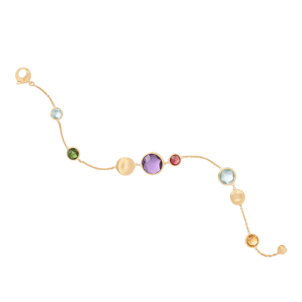 Marco Bicego Jaipur armband geelgoud met diversen kleurstenen - BB1485-MIX01 - #3