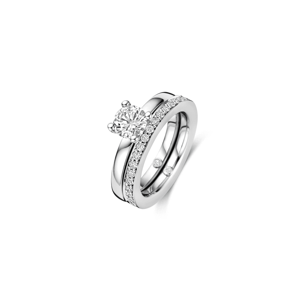 Schaap en Citroen Diamonds ring witgoud met diamant - #12