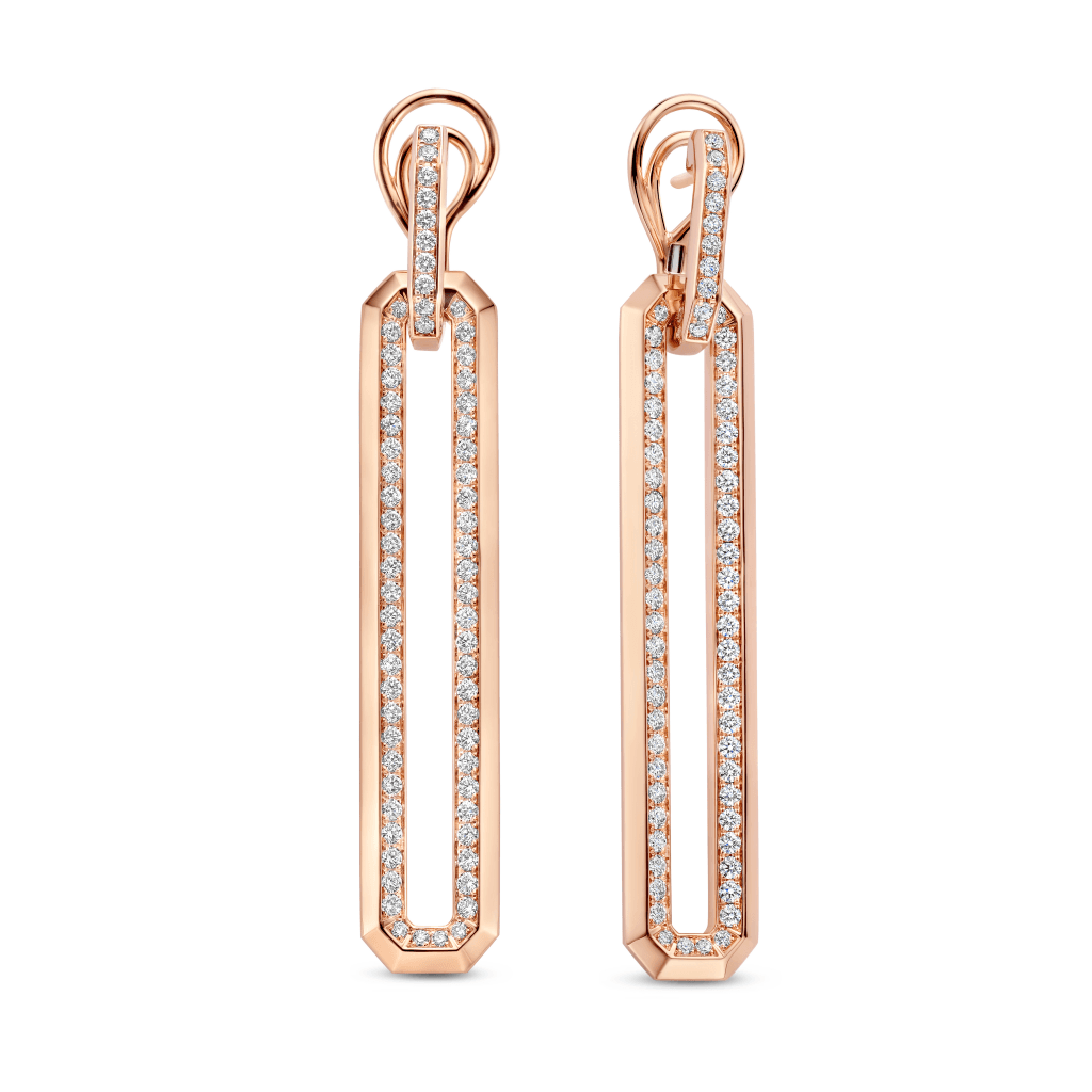 Schaap en Citroen Diamonds oorsieraad roodgoud met diamant - #2