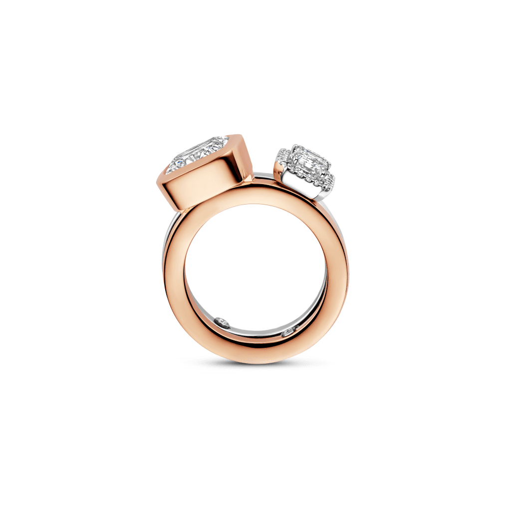 Schaap en Citroen Diamonds ring witgoud met diamant - #17