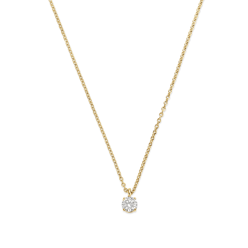 Schaap en Citroen Diamonds collier geelgoud met diamant - #3