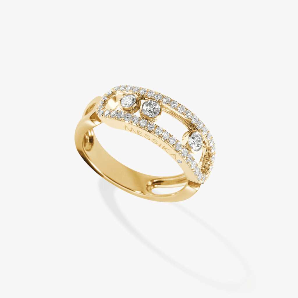 Messika Move Classic ring geelgoud met diamant - 4000-YG - #3