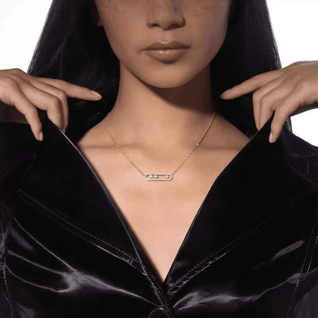 Messika Move Classic collier geelgoud met diamant - 3994-YG - #2
