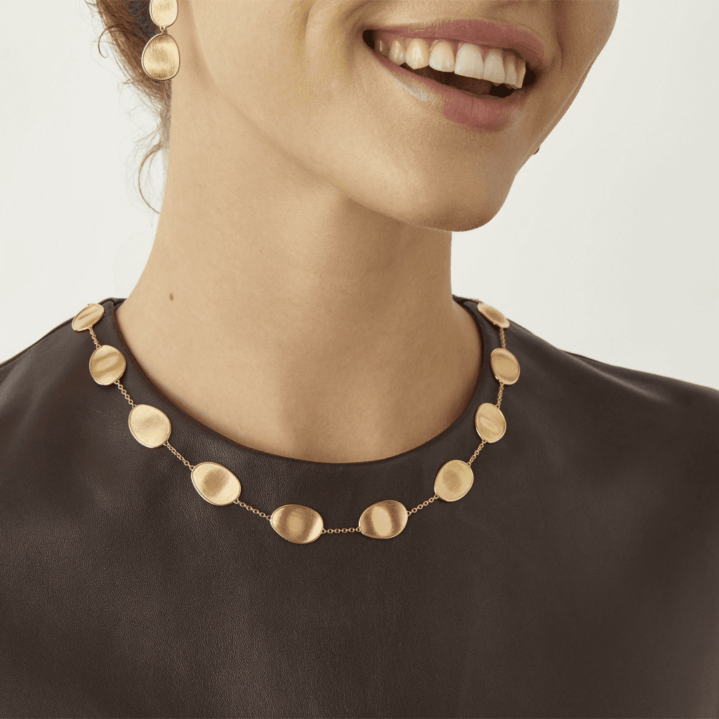 Marco Bicego Lunaria collier geelgoud - CB2099 - #4
