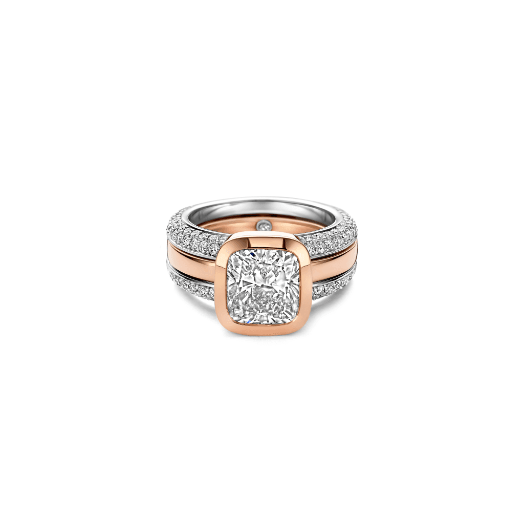 Schaap en Citroen Diamonds ring roodgoud met diamant - #11