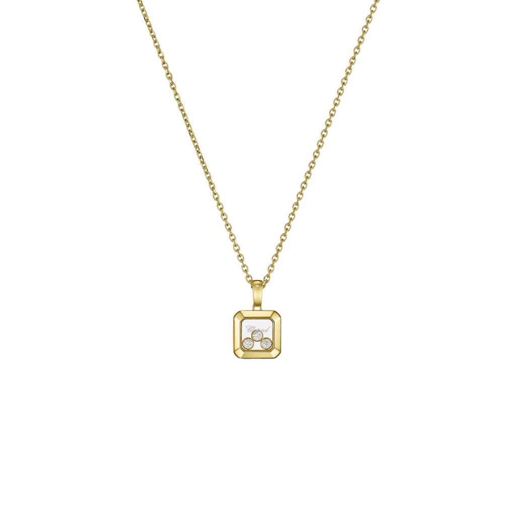 Chopard Happy Diamonds Icons Square collier geelgoud met diamant - 79A115-0001 - #1
