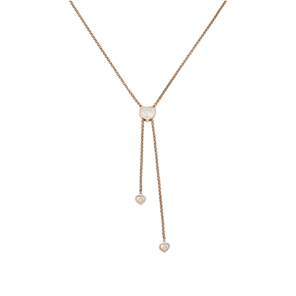 Chopard Happy Diamonds Happy Hearts collier roodgoud met diamant - 81A148-5301 - #1