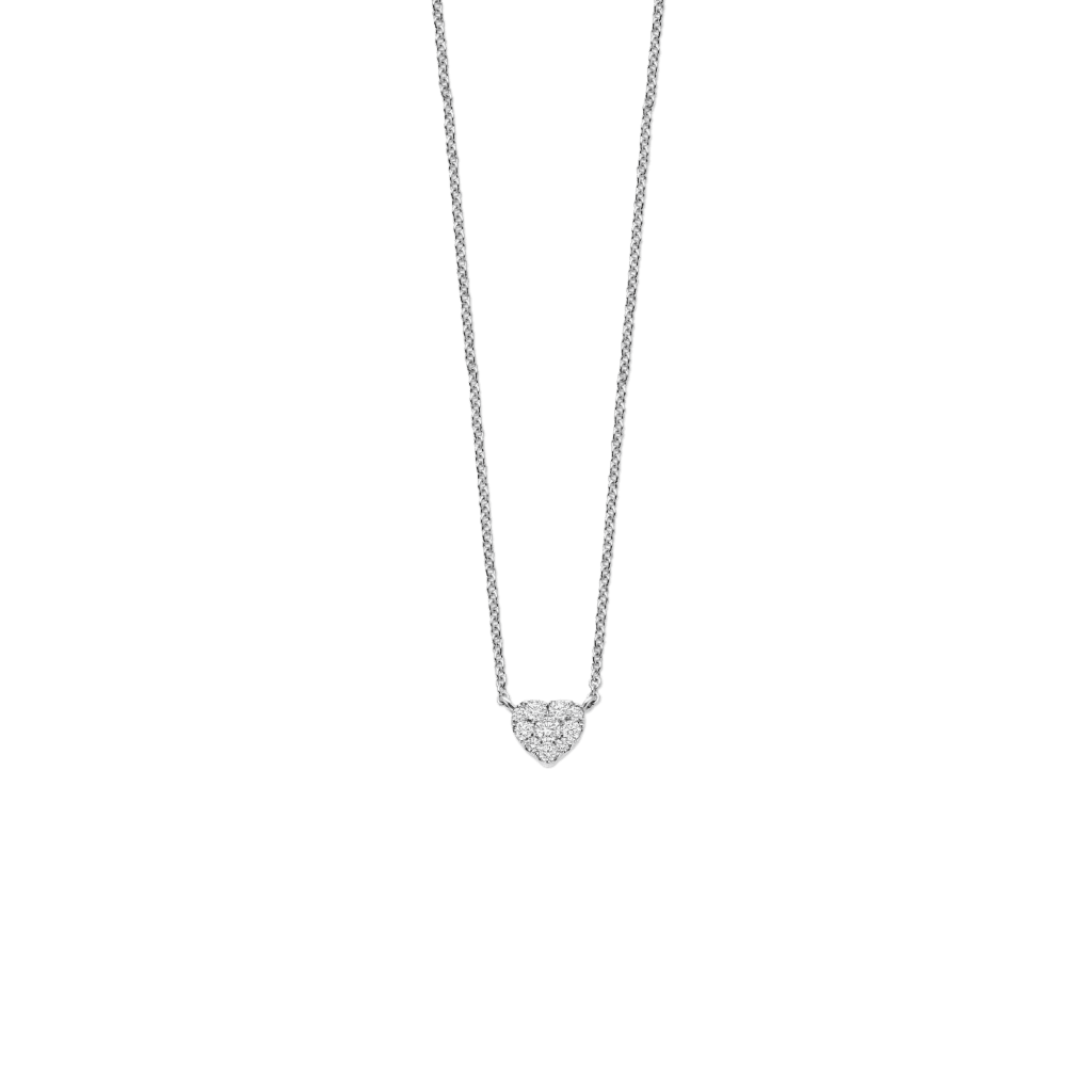 Schaap en Citroen Diamonds collier witgoud met diamant - #1