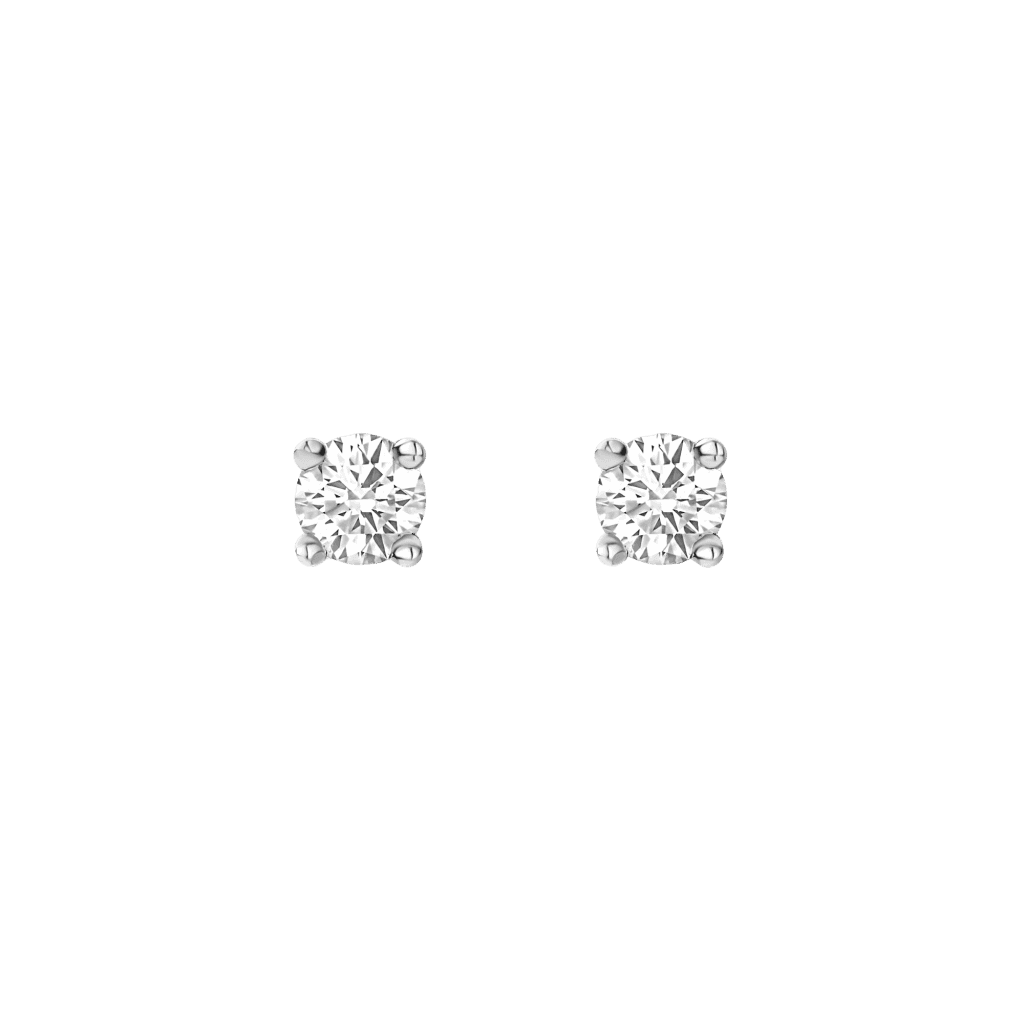 Schaap en Citroen Diamonds oorsieraad witgoud met diamant - #1