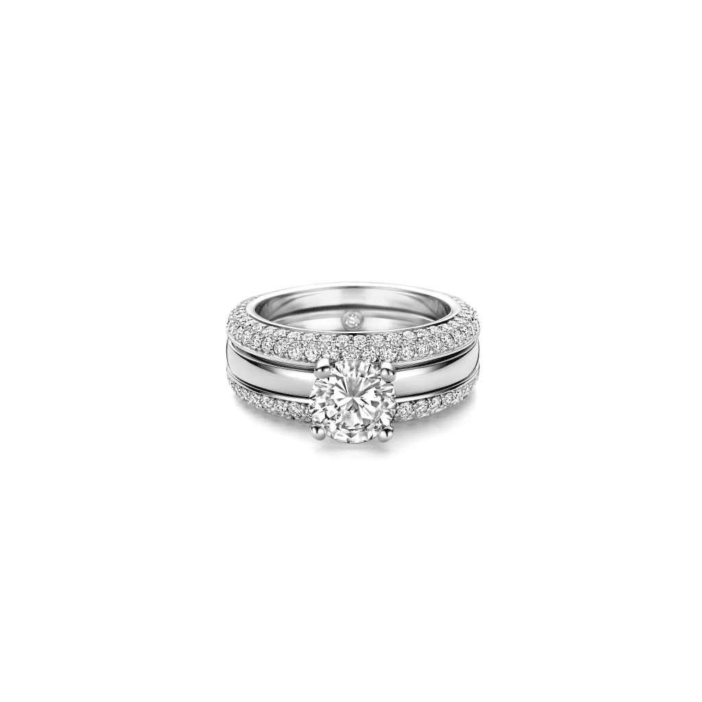 Schaap en Citroen Diamonds ring witgoud met diamant - #7