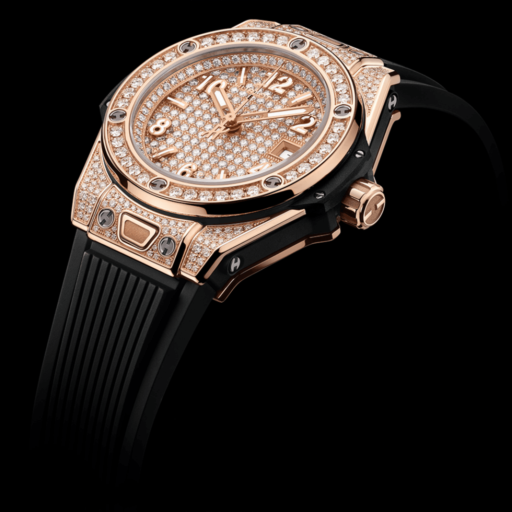 Hublot Big Bang One Click King Gold Full Pavé 33mm - 485.OX.9000.RX.1604 - #6
