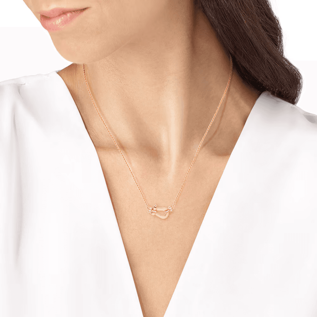 Fred Force 10 collier roodgoud met diamant - 7B0237-000 - #4