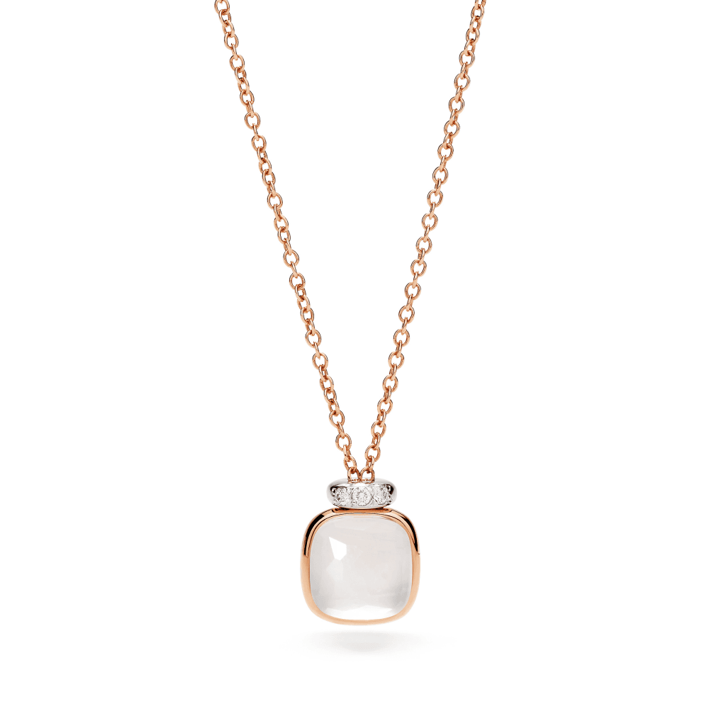Pomellato Nudo collier roodgoud met diamant - PCC5020 O6WHR DBQLT - #3
