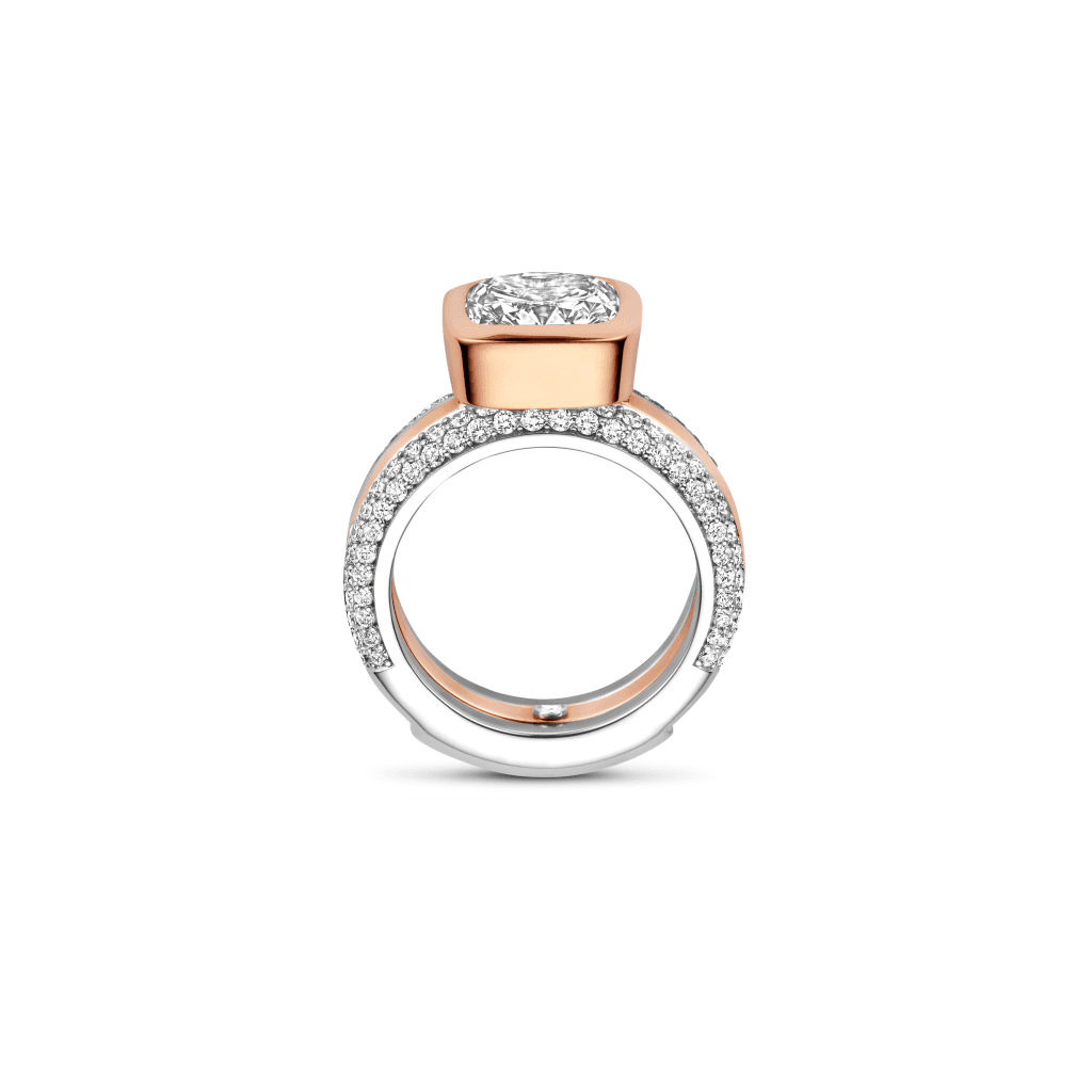 Schaap en Citroen Diamonds ring witgoud met diamant - #19
